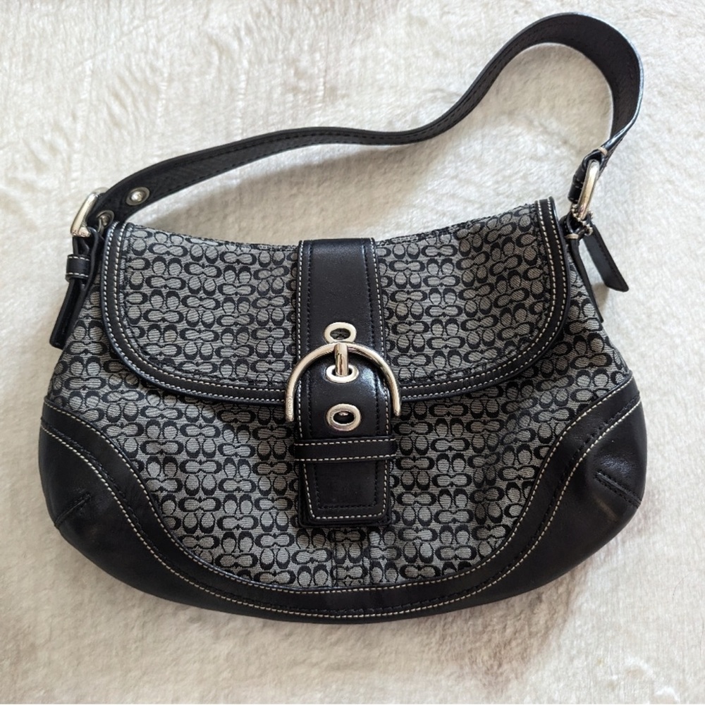 Coach Black Signature Soho